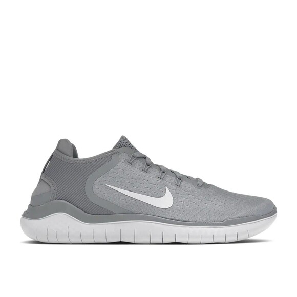 Size 12 Nike Free RN 2018 Wolf Grey White Volt Mens Running Shoes 942836-003